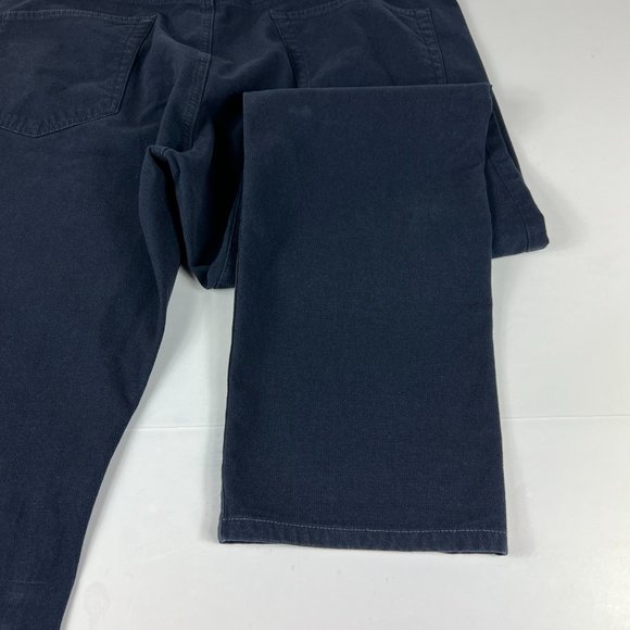 Adriano Goldschmied Pants 40 x 32* Everett Slim Straight Leg Dark Blue Chinos - Picture 11 of 16